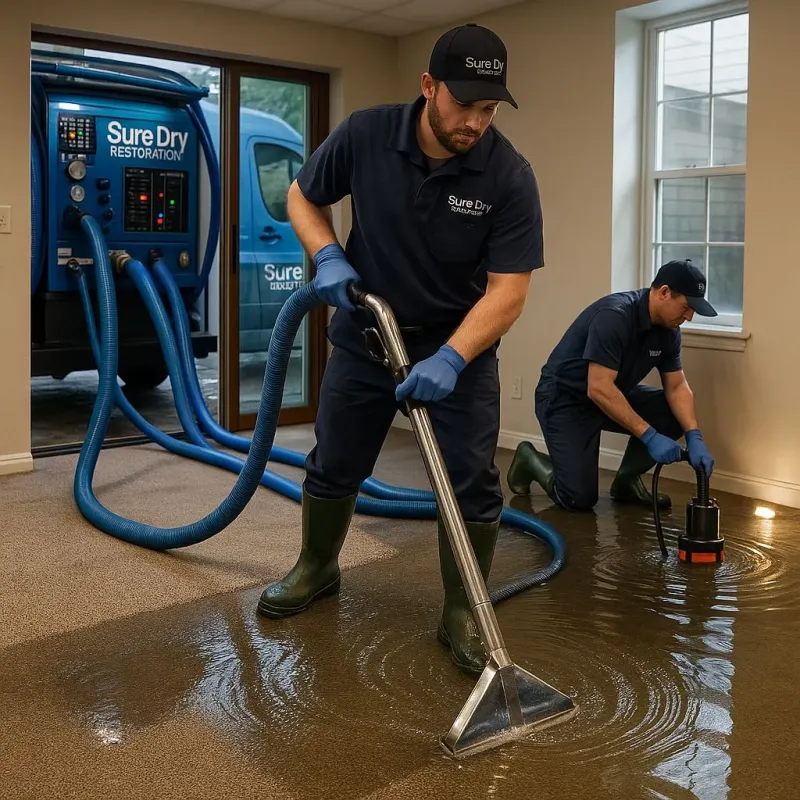Water Extraction and Removal process in Southgate, MI
